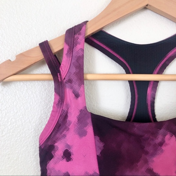 LULULEMON Splendour Cutout Racerback Sports Bra in Blooming Pixie Raspberry Pink - Picture 5 of 8